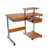 Techni Mobili Complete Computer Workstation Desk; Woodgrain