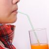 Creative Lengthened Bendable maternity juice drink milk tea straw disposable color elbow plastic wholesale