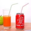 Creative Lengthened Bendable maternity juice drink milk tea straw disposable color elbow plastic wholesale